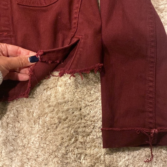 L'agence Janelle Stretch Cropped Denim Jacket - Picture 5 of 6